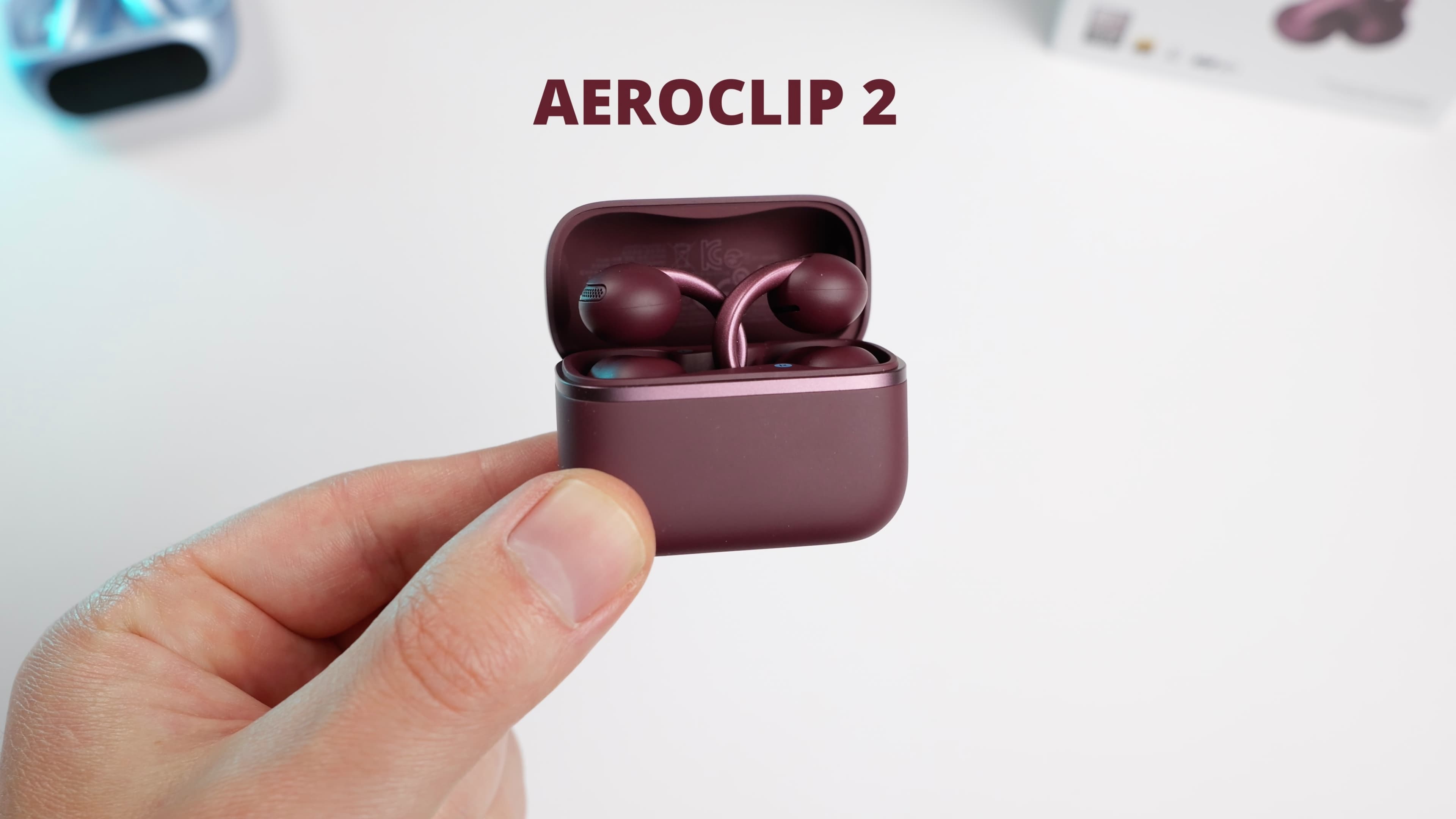 Aeroclip 2 earbuds in case
