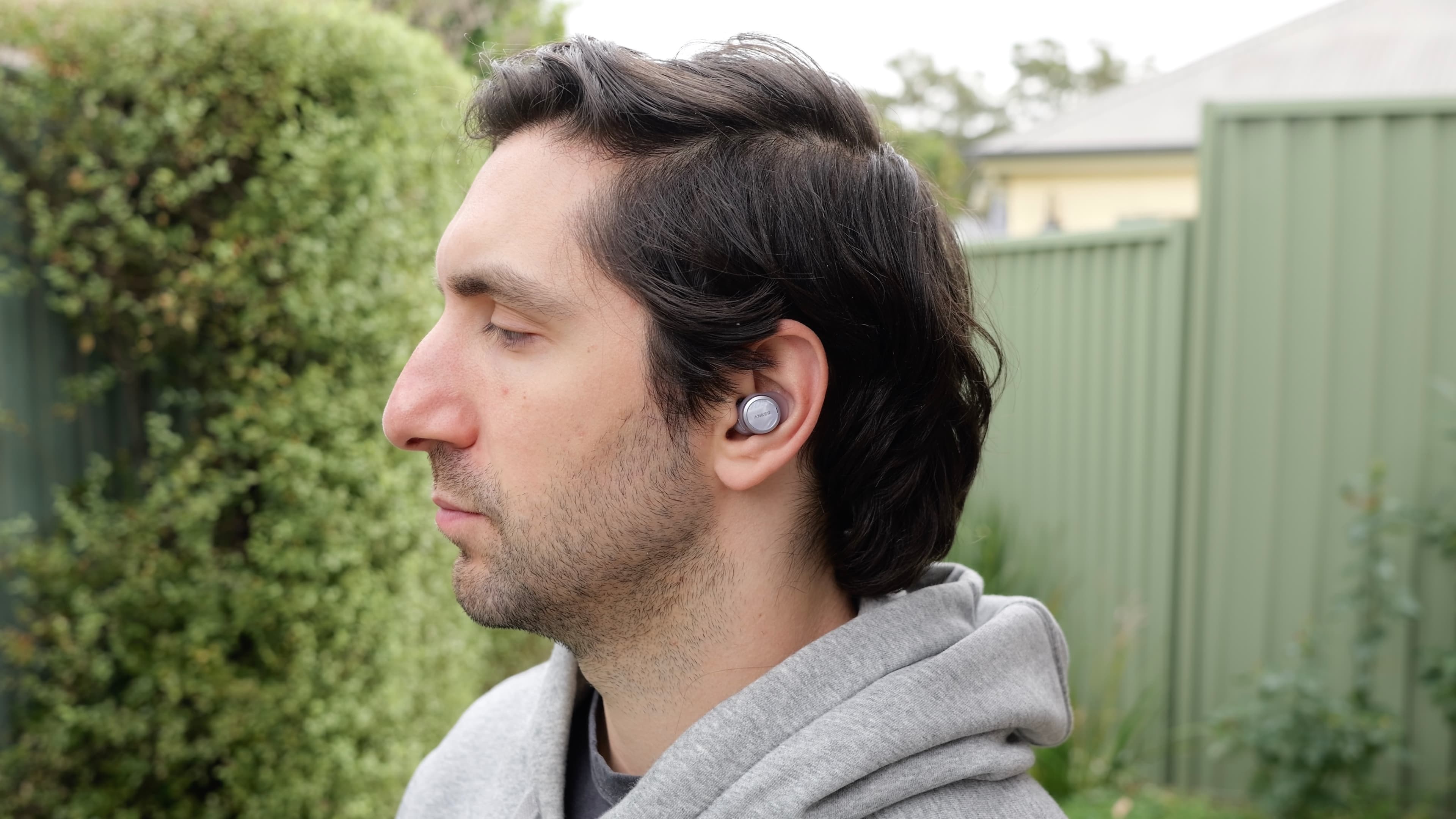wearing liberty buds 2 outdoors